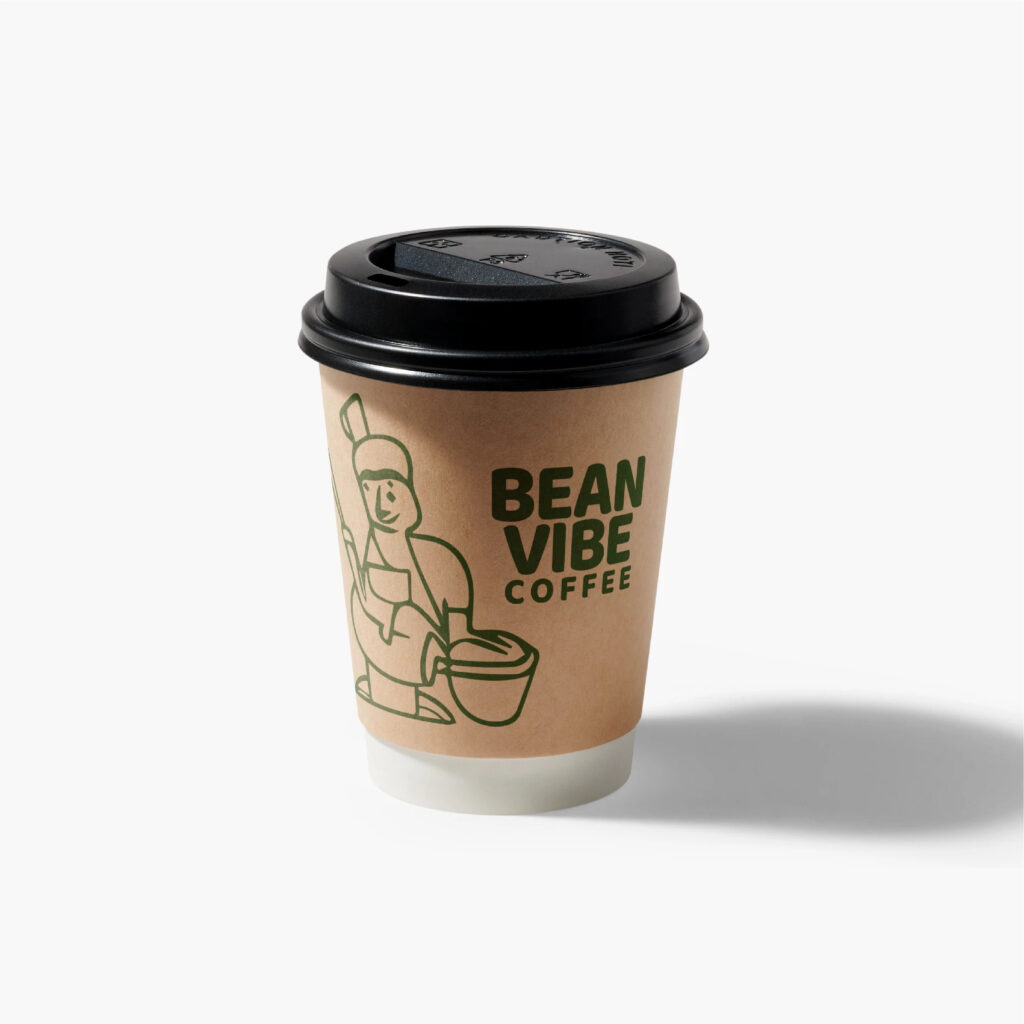 Custom Double-Wall Kraft Paper Hot Cup