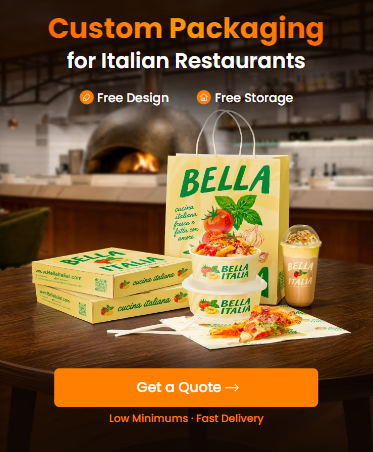 Quote for Custom Packaging Solution for Italian Restaurants
