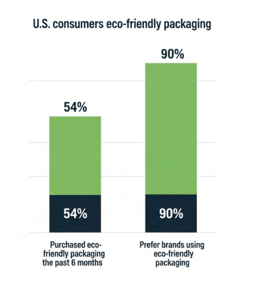 U.S. customers eco-friendly packaging trends