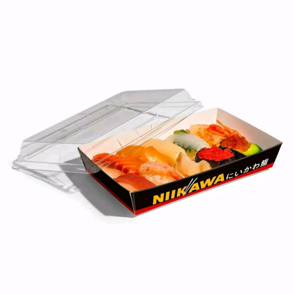 restaurant custom food packaging premium paper food tray