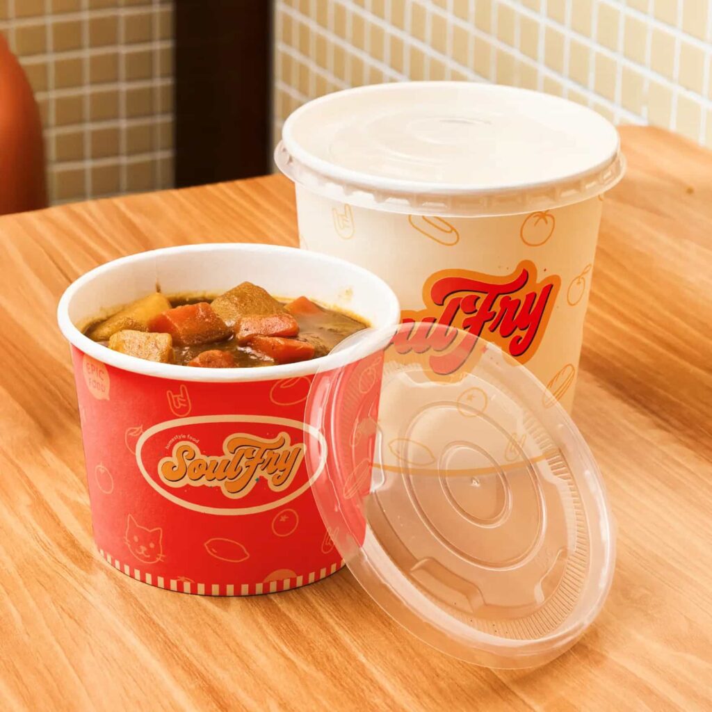personalized-to-go-containers-paper-bowl-disposable-printed-bowl