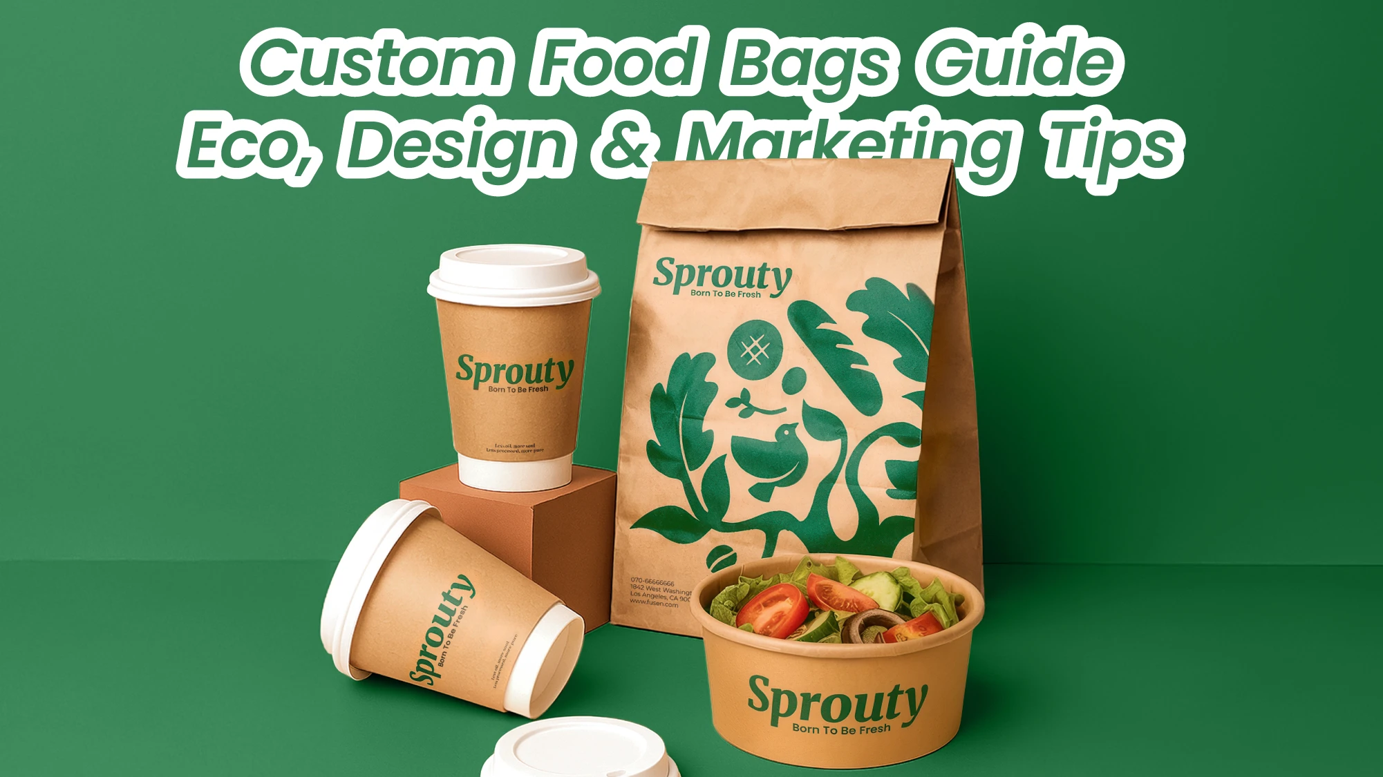 Custom Food Bags Guide: Eco, Design & Marketing Tips