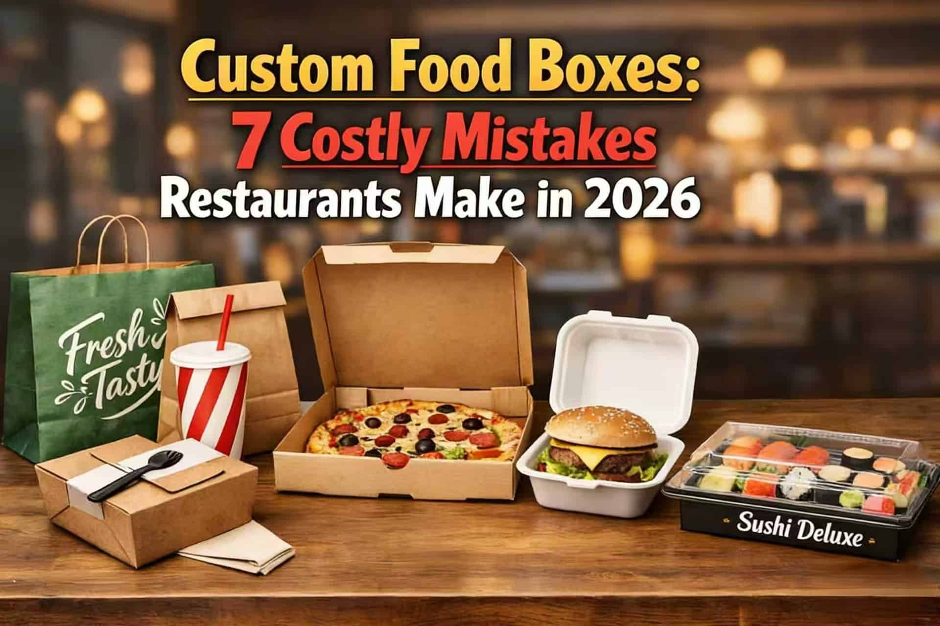 Custom Food Boxes: 7 Costly Mistakes Restaurants Make in 2026