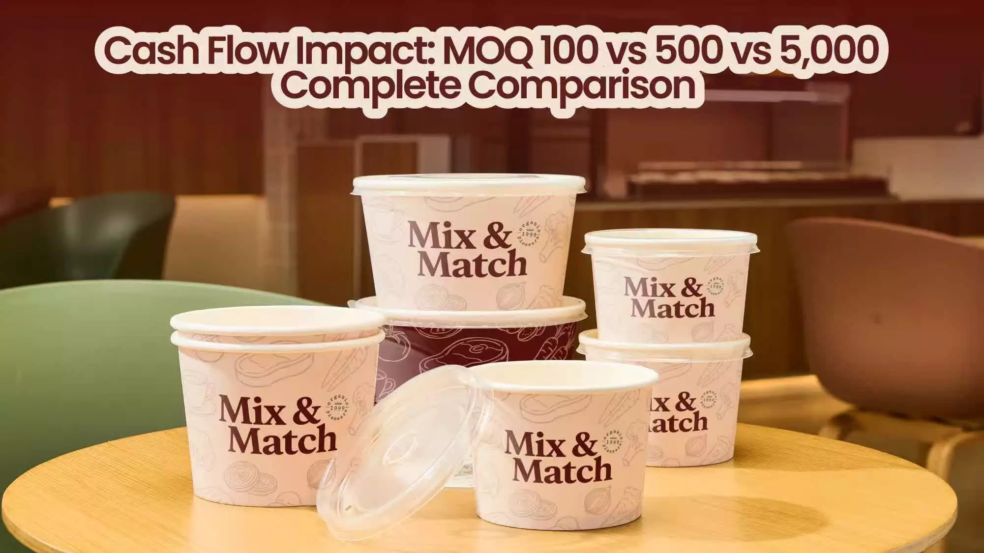 Cash Flow Impact: MOQ 100 vs 500 vs 5,000 — Complete Comparison
