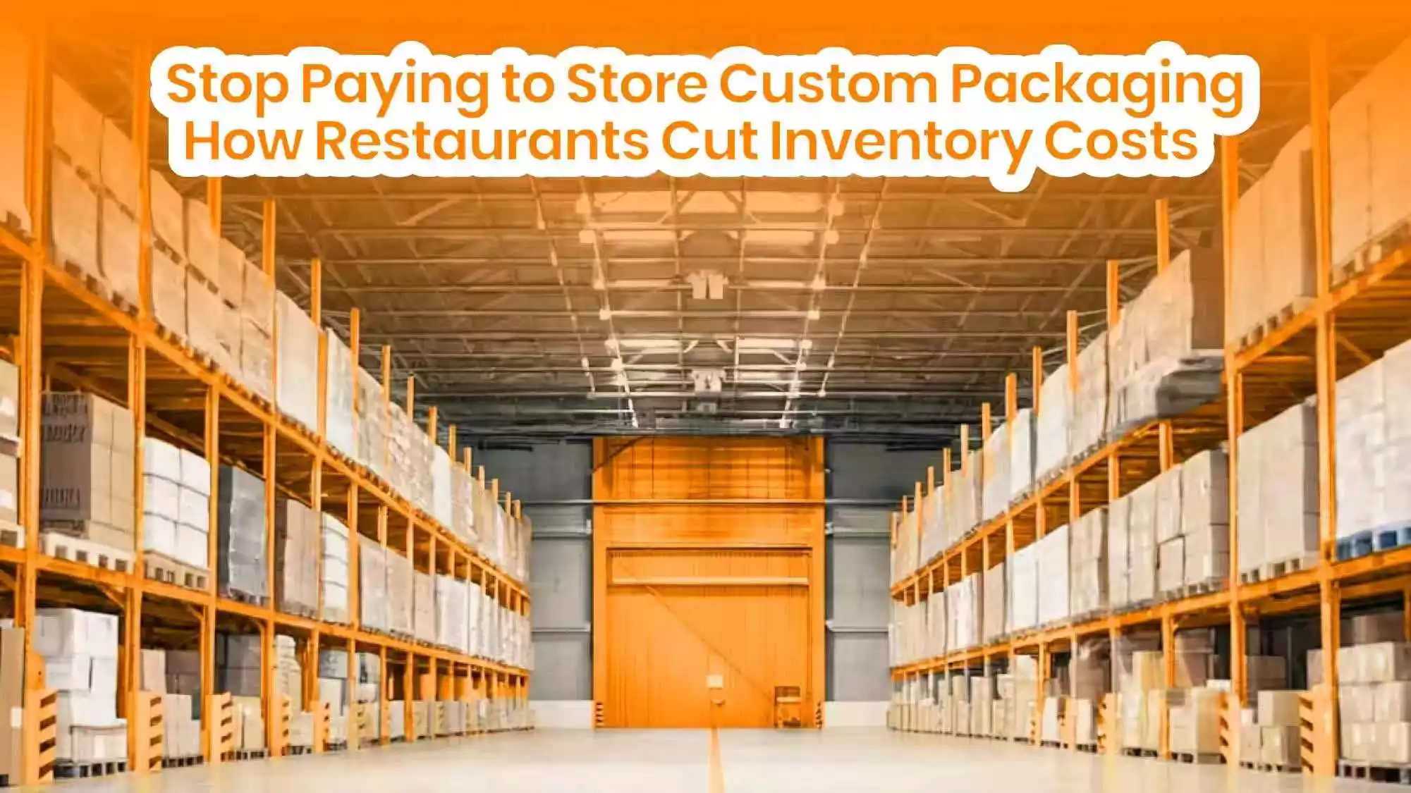 Stop Paying to Store Custom Packaging: How Restaurants Cut Inventory Costs