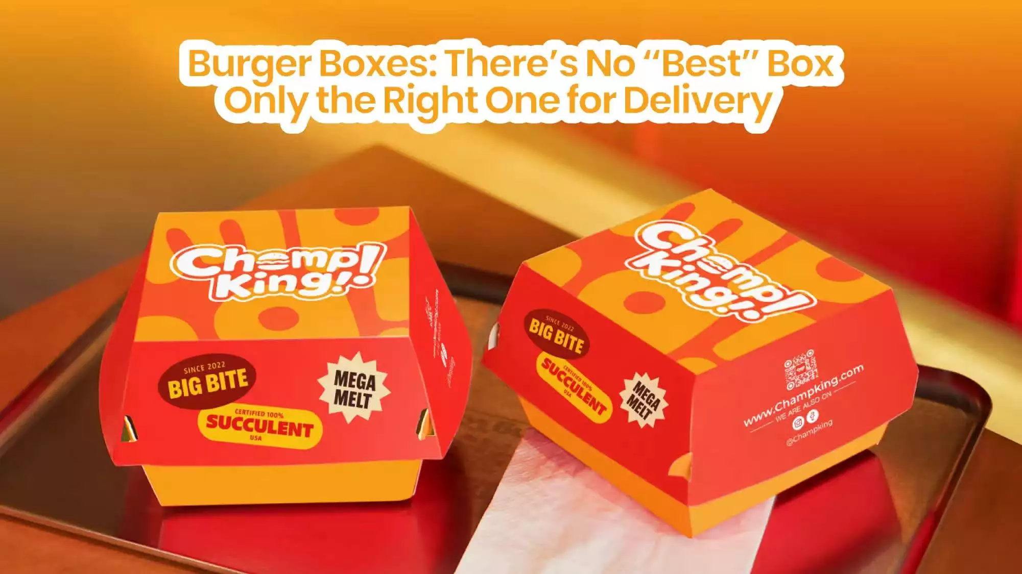 Burger Boxes: There’s No “Best” Box—Only the Right One for Delivery