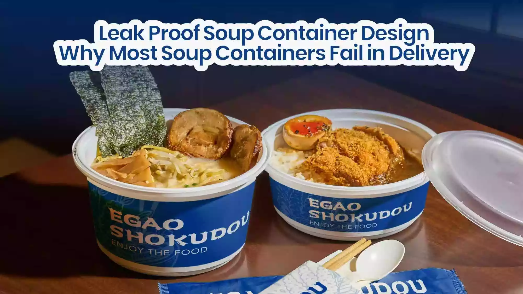 Leak Proof Soup Container Design: Why Most Soup Containers Fail in Delivery