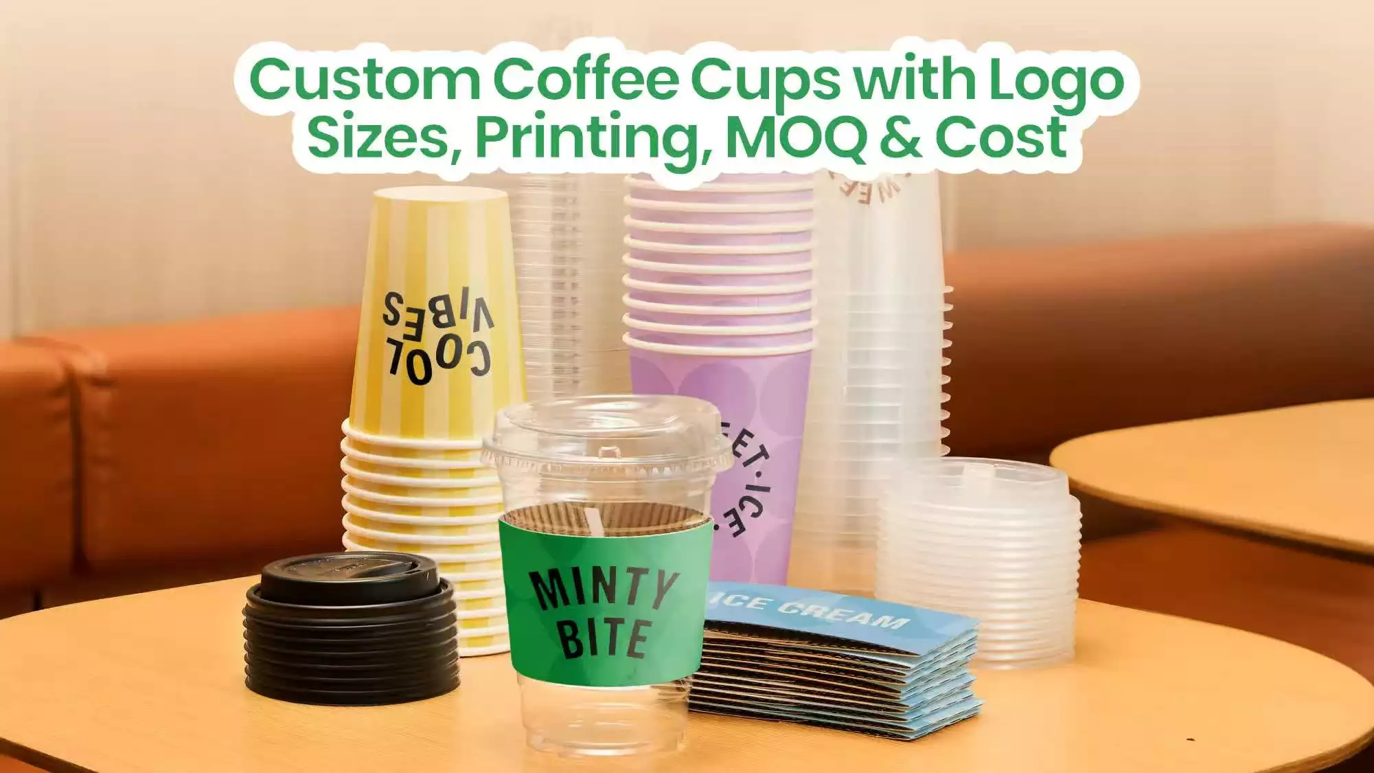 Custom Coffee Cups with Logo: Sizes, Printing, MOQ & Cost