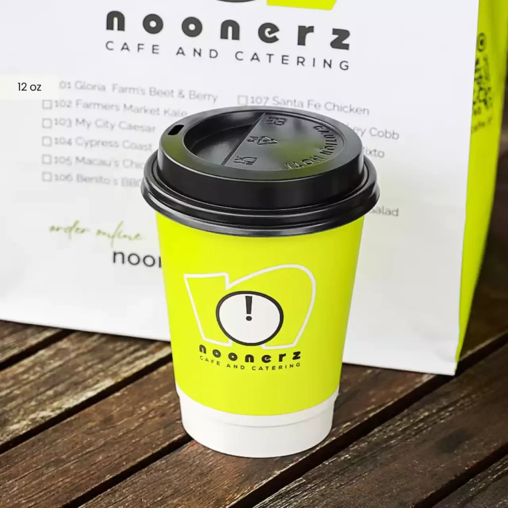 12oz custom printed paper coffee cup, disposable paper cup alternative to plastic cup for hot drinks